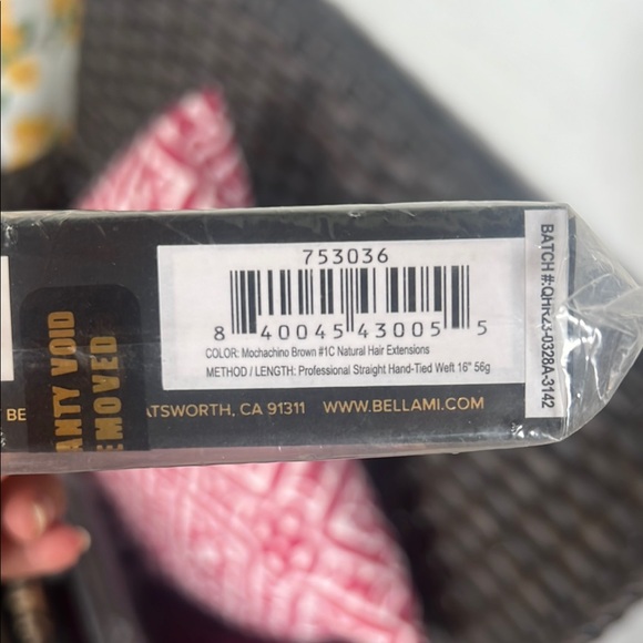 Sealed box BELLAMI Mochachino Brown 16” Natural Hair Extensions